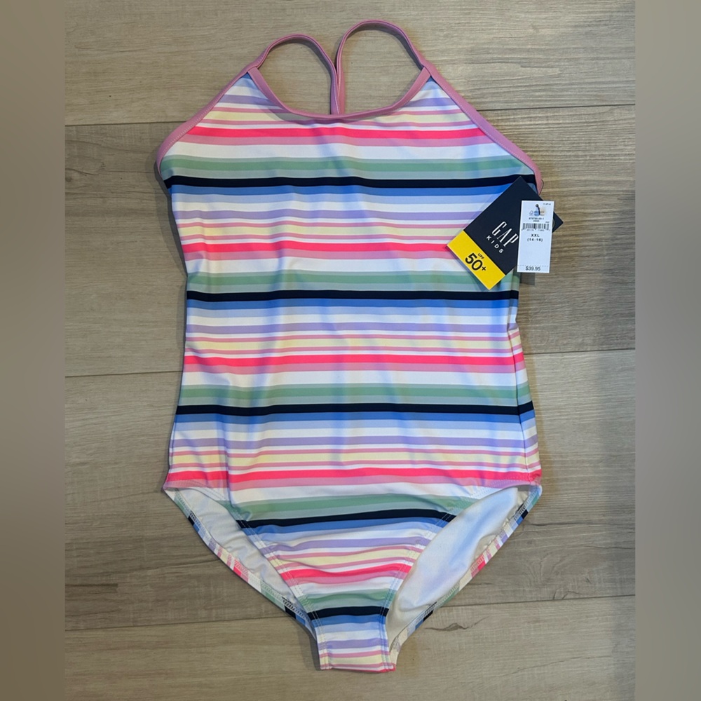 NWT Gap Girls One Piece Swim Suit
